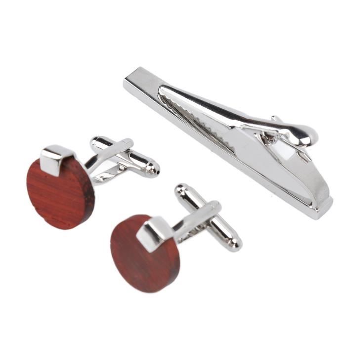 Boutons De Manchette Et Pince à Cravate Vintage Ton Ruban Camée - Accessoire Homme Occasion