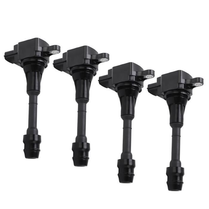 Bobines D'allumage Pour Mini Cooper - Lot De 4 Bobines Noir/argent - Compatible 1.6L 2007-2016 - Remplacement Facile