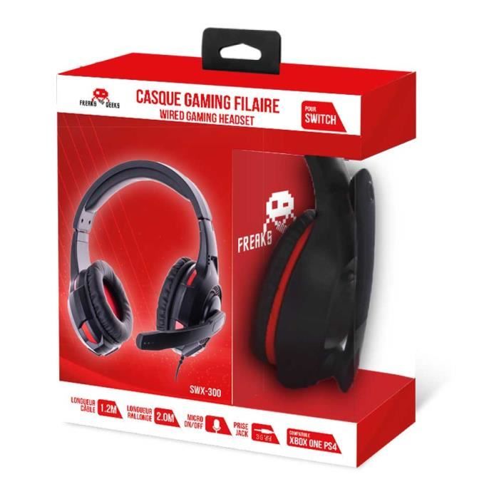 Casque Audio Gamer avec Micro SWX-300 pour Xbox One PS5 PS4 PC et Nintendo  Switch XB1 Série X et S - Cdiscount Informatique