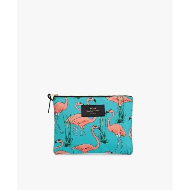 Pochette online flamant rose