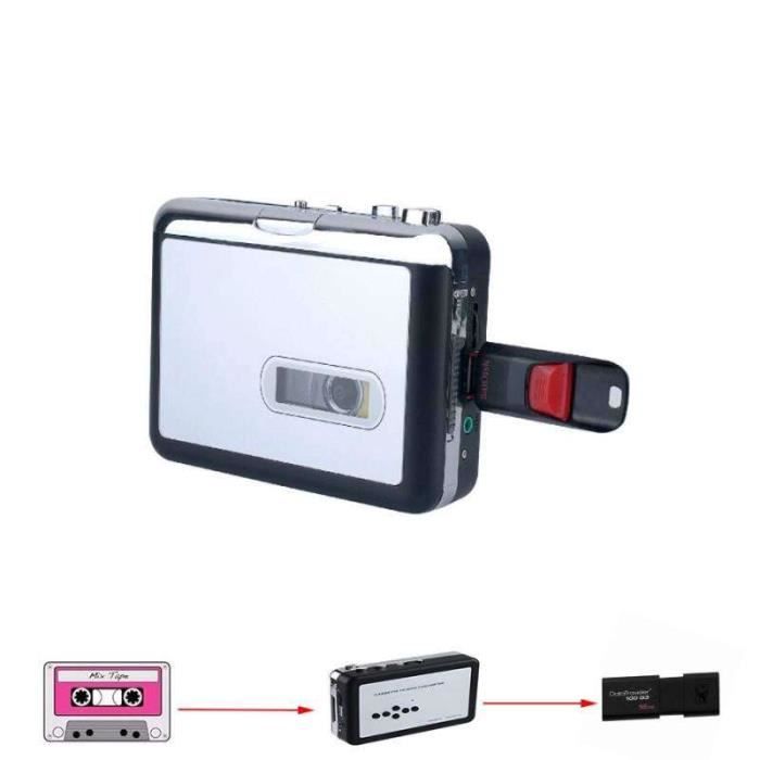 Convertisseur Cassette Vers MP3 - Enregistreur Via Clé USB, Sans PC - Numérise Tes Vieilles Cassettes !