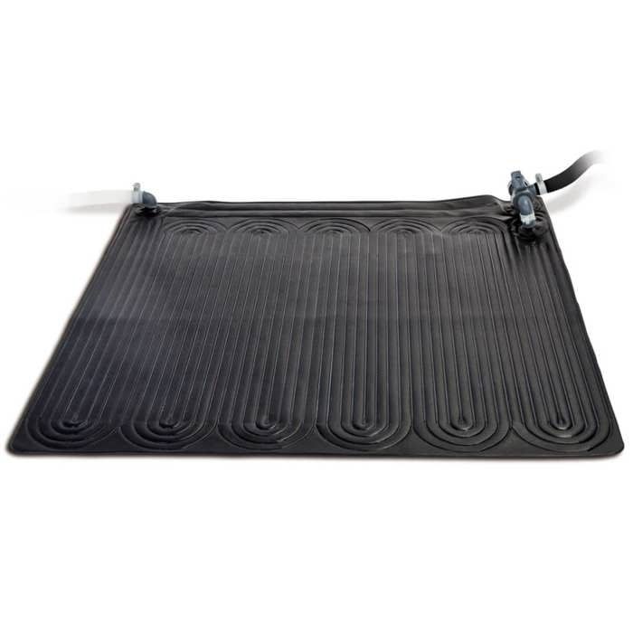Intex Tapis solaire chauffant PVC 1,2x1,2 m Noir 28685 91056