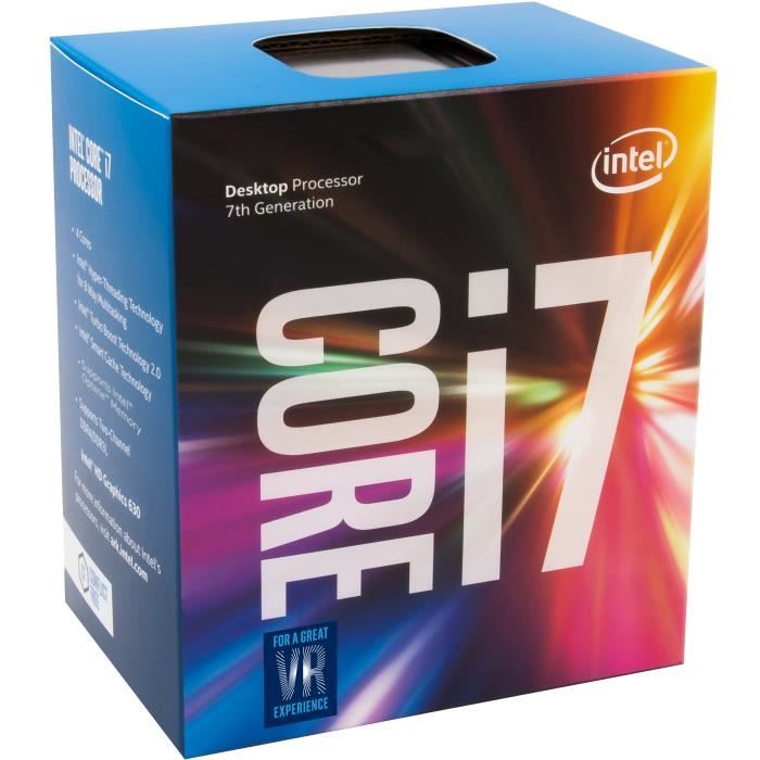 Intel Core Intel® Core™ i7-7700K Processor (8M Cache up to 4. Reconditionné - Intel reconditionné disponible sur Cdiscount Seconde Vie