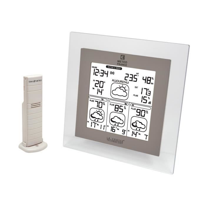 La Crosse Technology Wd4603 Station Meteo France J3 Avec Probabilité De Pluie