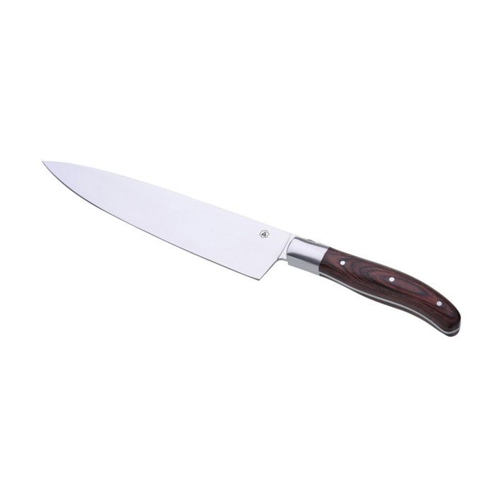 Couteau du Chef - Manche en bois de Pakka - Acier Inoxydable