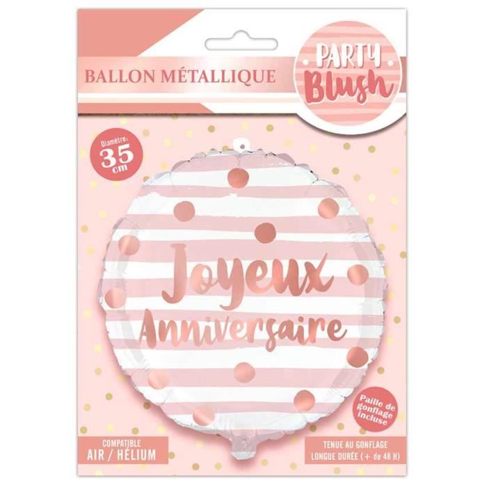 Ballon Metallique Joyeux Anniversaire Rose Gold Blush 35 Cm Q68 Achat Vente Ballon Decoratif Cdiscount Ballon Metallique Joyeux Anniversaire Rose Gold Blush 35 Cm Q68 Achat Vente Ballon Decoratif Cdiscount