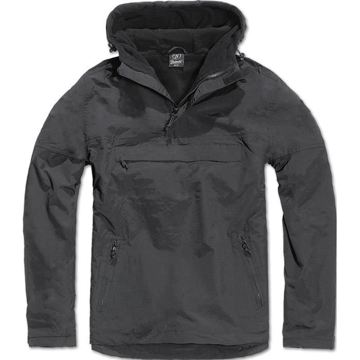 brandit hommes anorak noir