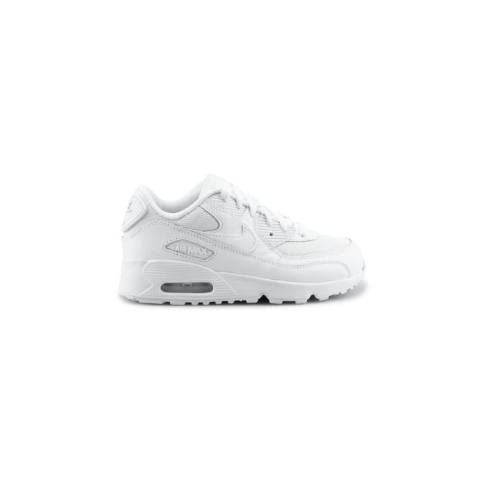 Basket Nike Air Max 90 Mesh Enfant Blanc 833420-100 Blanc Blanc ... Basket Nike Air Max 90 Mesh Enfant Blanc 833420-100 Blanc Blanc ...