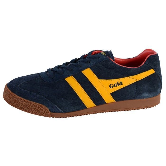 Gola Basket Gola Harrier Suede - GOLA - Homme - Adulte - Bleu - Lacets - Cuir