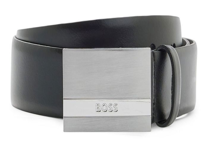 Ceinture Cuir Ceinture Hugo Boss Promo BOSS Ceinture Noir En Cuir