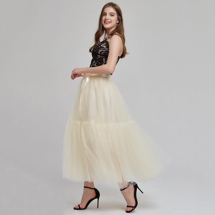 Jupe longue style jupon discount