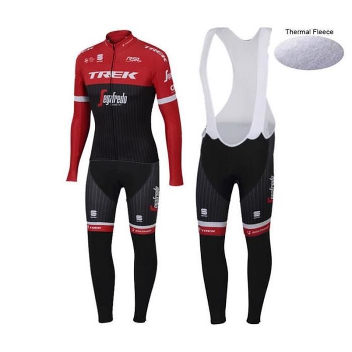 Manches Longues et Pantalon Vêtements Vélo en Molleton Thermique BXIO Vêtements Cyclisme d'hiver pour Hommes 