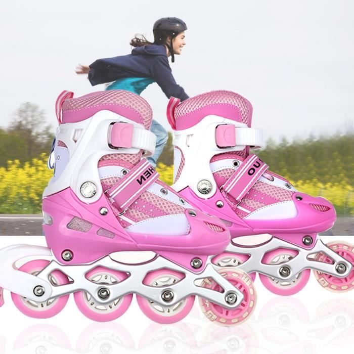 Roller Inline Enfant Réglable avec Flash - Rollers Enfant Réglables