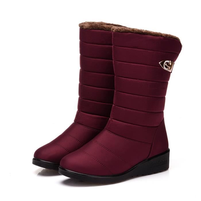 bottes neige femme pas cher