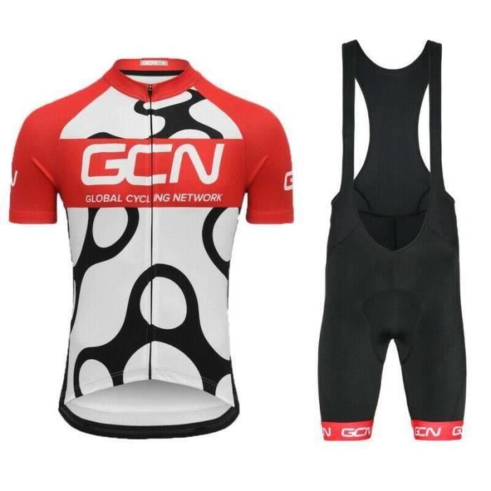 Maillot Cyclisme Homme Manche Courte Tenue Maillot de Velo Cyclisme Cycliste
