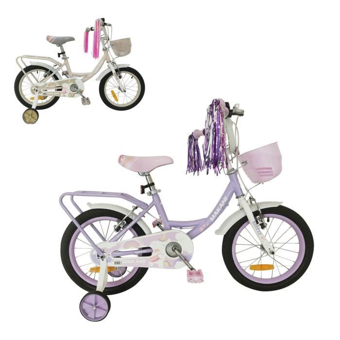 Vélo pour enfants Makani Breeze 16 pouces - Violet - Cadre en métal