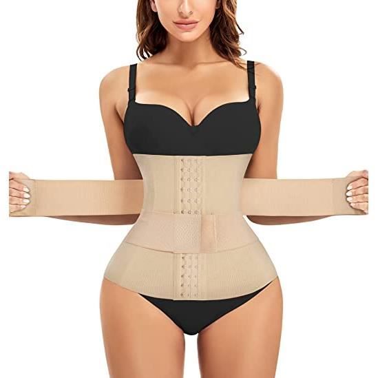 Générique Body Sculptant Femmes Gainant Minceur Combinaison Sculptant Post Accouchement Body Gainant Sculptant Minceur Shapewear Invisible Amincissante Body Shaper Avec Soutien-Gorge