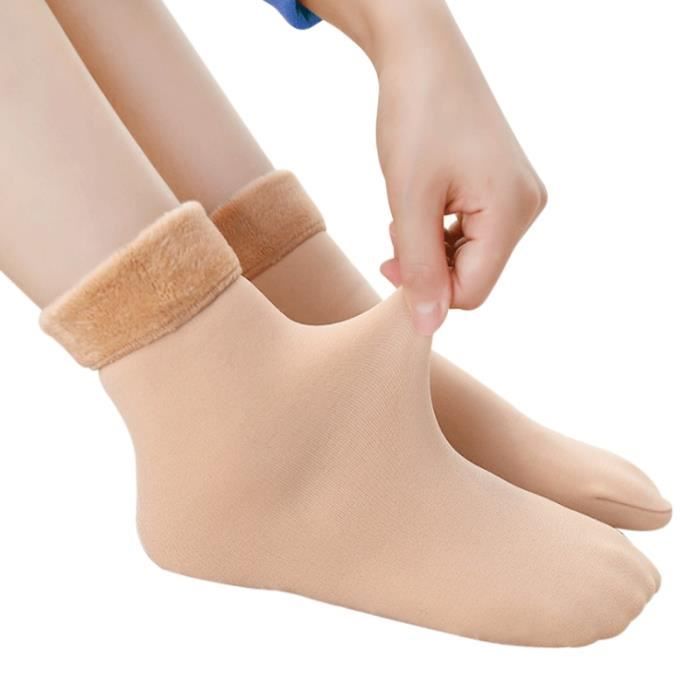 Femmes hiver chaud épaissir chaussettes thermiques doux couleur unie chaussette cachemire maison bottes de neige chaussette 1 paires Femmes hiver chaud épaissir chaussettes thermiques doux couleur unie chaussette cachemire maison bottes de neige chaussette 1 paires