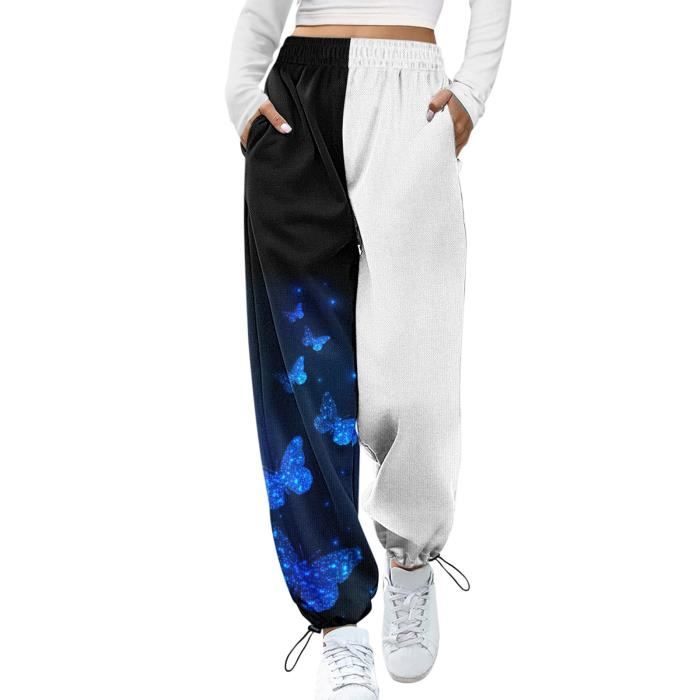Pantalon De Jogging Fille Confortable - Coupe Ample, Taille Haute élastique, Poches, Idéal Pour Le Quotidien Et Le Sport