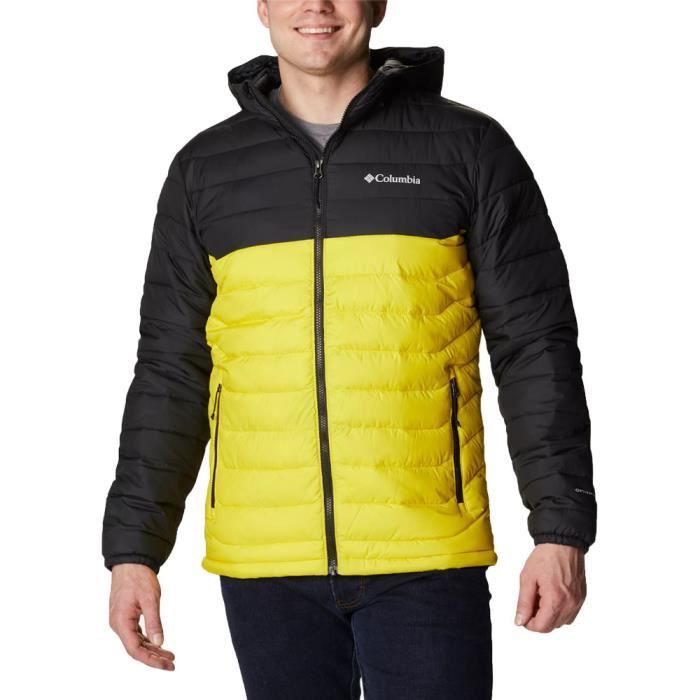 Powder Lite Doudoune Homme COLUMBIA - Taille S - Couleur JAUNE