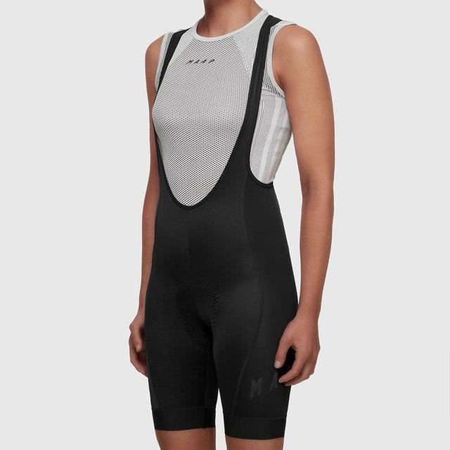 Rembourré Cuissard Cyclisme Femme BERGRISAR - Rembourrage 5D Gel - Respirant - Taille Haute Sous-vêtement Vélo
