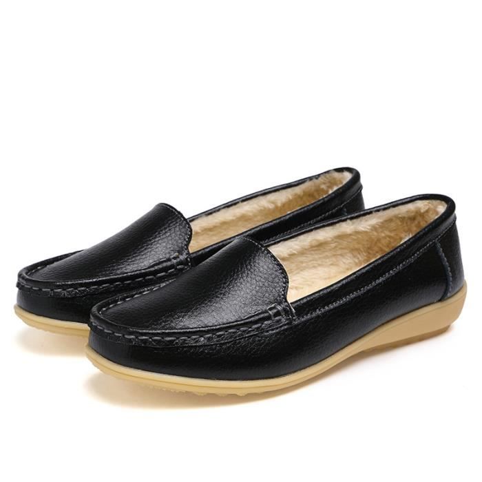 mocassin femme pied sensible