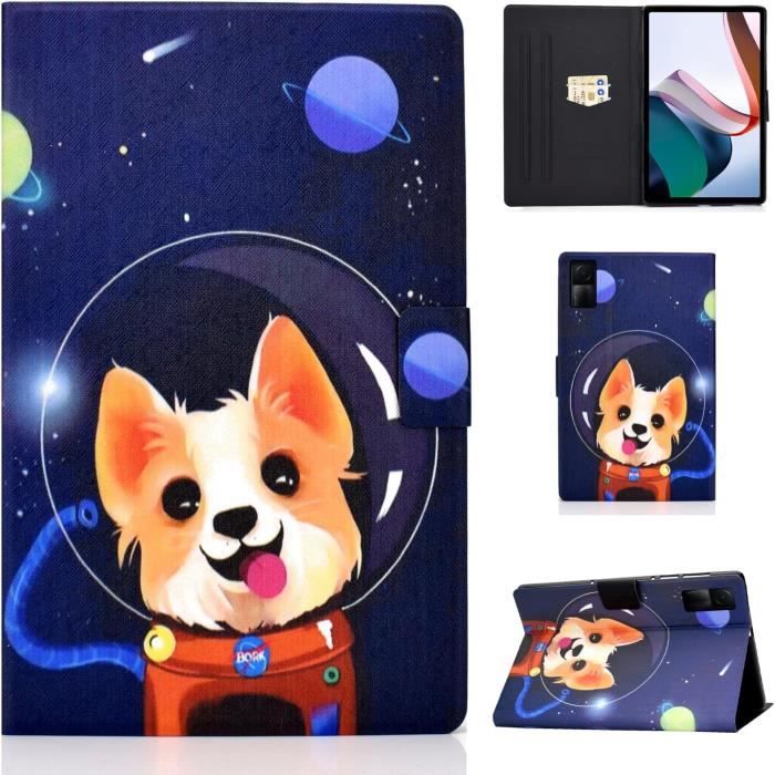 Housse étui Portefeuille Pour Xiaomi Redmi Pad 2 Pro (12,1 Pouces) - Motif Chat Sakura, Stand Intégré