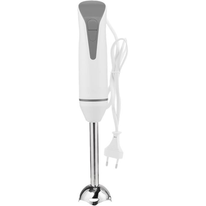 Mixeur Plongeant 600W Vitesse Réglable Hachoir Avec Mode Turbo Lames En