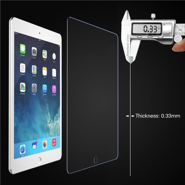 Verre Trempe pour iPad Pro 9.7 - Film Vitre Protection Ecran Utra Resistant -Yuan Yuan - Informatique Verre Trempe pour iPad Pro 9.7 - Film Vitre Protection Ecran Utra Resistant -Yuan Yuan - Informatique