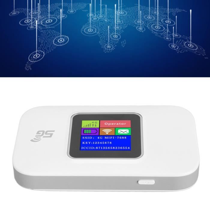 Routeur Mobile 4G Lte, Routeur Wifi De Poche 4G, Routeur Mobile Haute