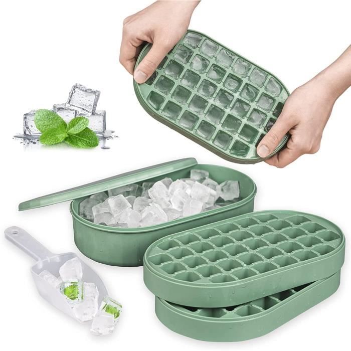 2 Seaux à Glaçons Rectangulaires En Inox 8,8 Litres - Pour Refroidir Bouteilles, Champagne - Dimensions 32x26x15 Cm