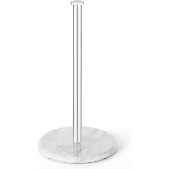 Vileda Porte-Rouleau Essuie-Tout Sur Pied – Ventouse Puissante, Butoir Anti-Déchirure, Extensible XXL – Noir Mat Élégant