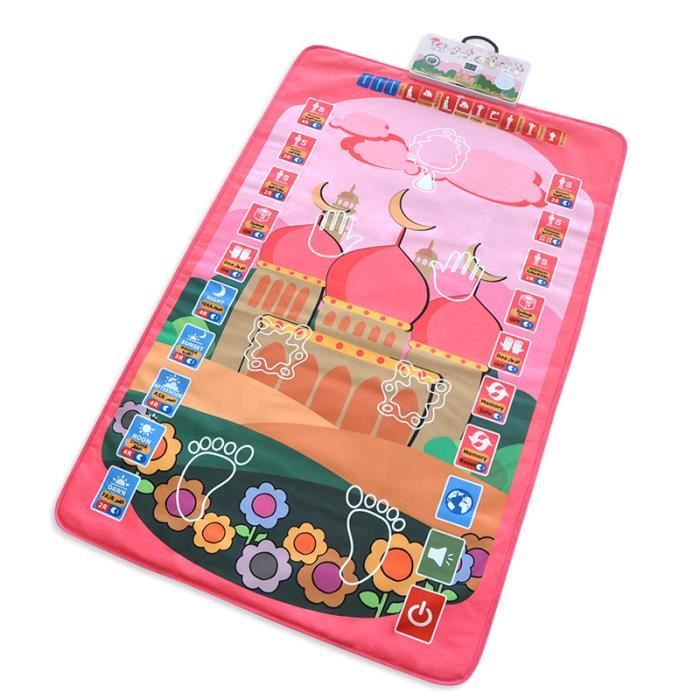 Tapis de Prière Électronique pour Enfants Islamique Musulman Éducatif Tapis de Prière Interactif