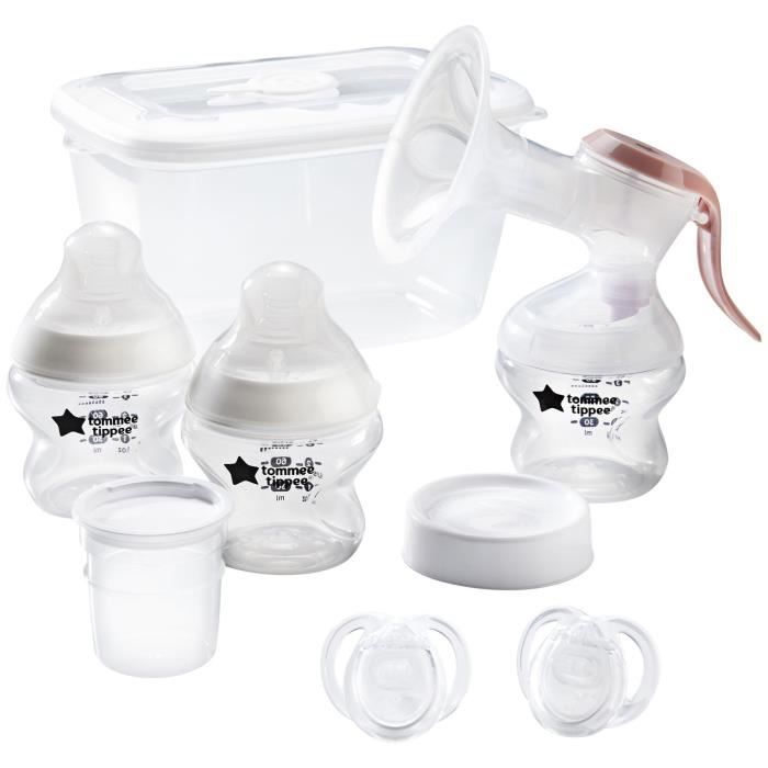 TOMMEE TIPPEE, Kit de démarrage allaitement, tire-lait manuel et biberons  inclus - Cdiscount Puériculture & Eveil bébé