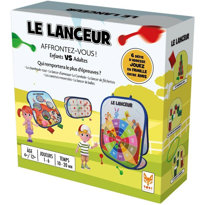 Jeu De Société LE LANCEUR – 1 à 20 Joueurs Dès 7 Ans - vue 2