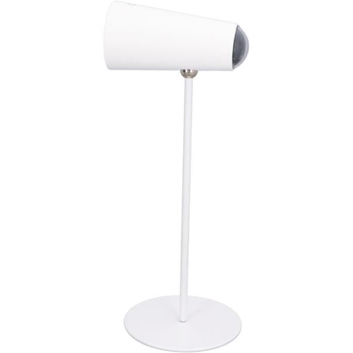 Lampe De Bureau Rechargeable Type-C - Lumière Réglable 3000-6500K, Barre Magnétique Détachable, Rotation 360° - Parfaite Pour étudier/télétravailler - 3