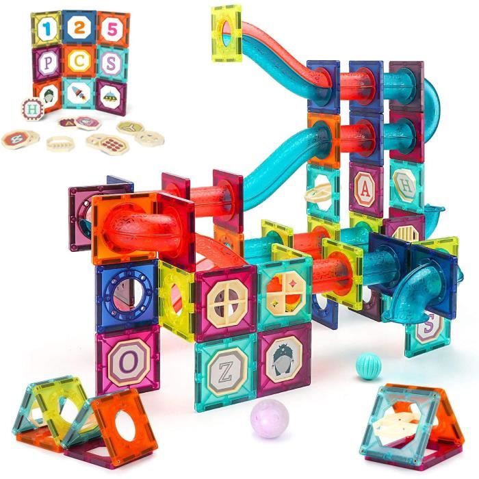 VATOS Blocs de Construction magnetiques pour Les Enfants 125PCS ...