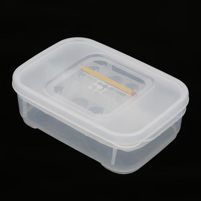 Incubateur Transparent Pour œufs De Reptiles - 12 Grilles, En PP, Pour Serpents, Geckos, Tortues