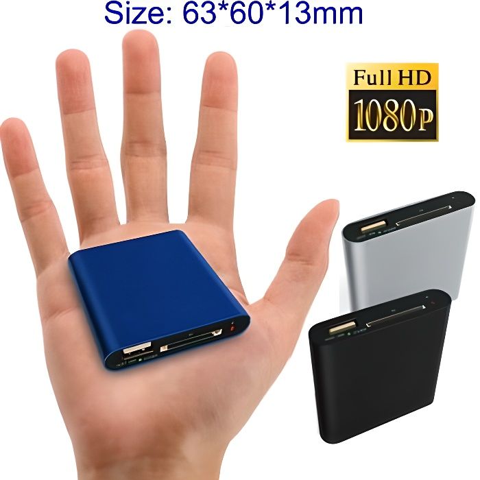 Yonis Mini Boitier Passerelle Multimédia 1080p Télévision Hdmi Av Tv Cvbs Ypbpr Bleu - vue 2