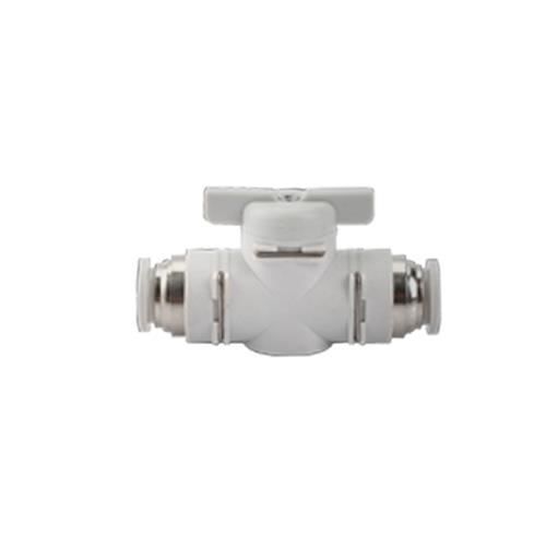 Lot De 4 Connecteurs Pneumatiques Boisseau 8mm Avec Vanne Manuelle BUC - Robinet Arrêt Rapide Air Comprimé Laiton