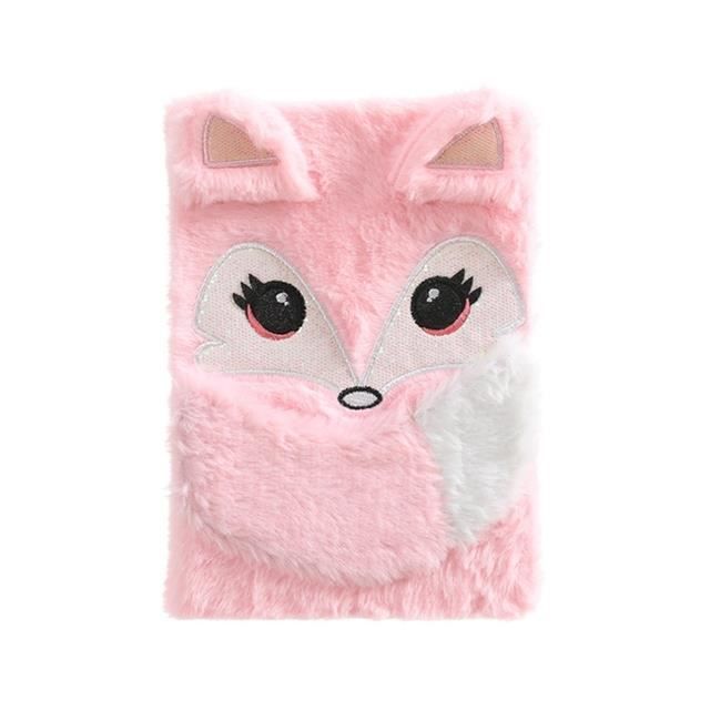 Carnet De Notes En Peluche Chat ISAKEN - Journal Doux Pour Enfants, 14,5x11 Cm, Idéal Pour écrire, Dessiner, Cadeau Fille Garçon - 12