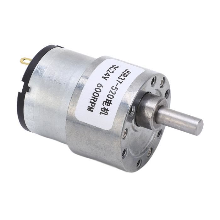 Moteur à Engrenages JGY-370 DC12V 10 Tr/min - Réducteur à Vis Sans Fin Autobloquant - 8
