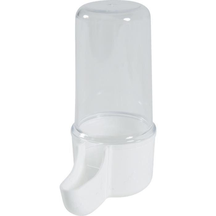 Abreuvoir pour volailles - ZOLUX - Bec droit - Fixation barreaux verticaux - Contenance 30 ml - Blanc