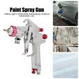 HURRISE Kit d'outils de peinture Pistolet à Peinture Professionnel Pulvérisateur 6.8bar 200‑240ml/min Pot Inférieur G1/4-1
