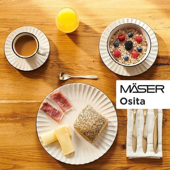 MÄSER OSITA Service De Table Combiné 16 Pièces Pour 4 | FindTheDeal