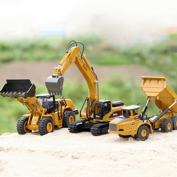 Gizmovine Pelleteuse 2-en-1 à Friction - Camion Bulldozer Articulé 360° Pour Enfants De 2 à 5 Ans - Matériau ABS Résistant
