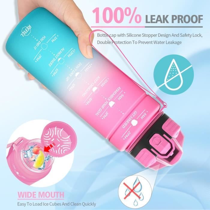 Bouteille D'eau Lotso 580 Ml Pour Enfants – Tritan Durable, Sans BPA, Réutilisable