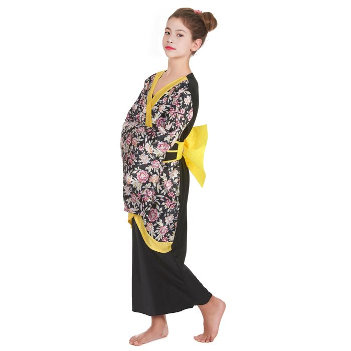 D guisement Japonaise fille Satin L 10 12 ans Multicolore