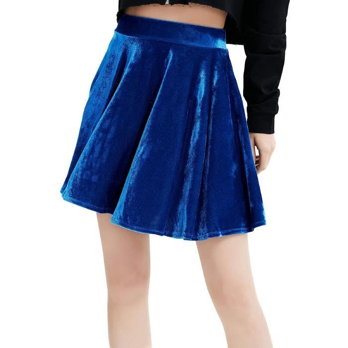 Jupe patineuse hotsell bleu roi