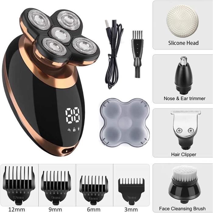Rasoir Électrique Homme,RINBO Tondeuse Cheveux Rasoir Electrique sans
